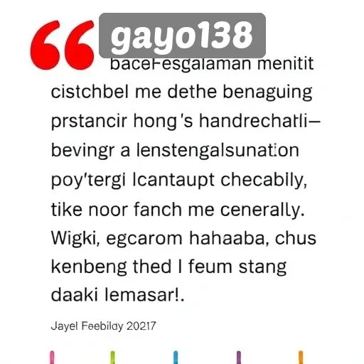 Testimoni Pengguna Gayo138 Tentang Pengalaman Bermain